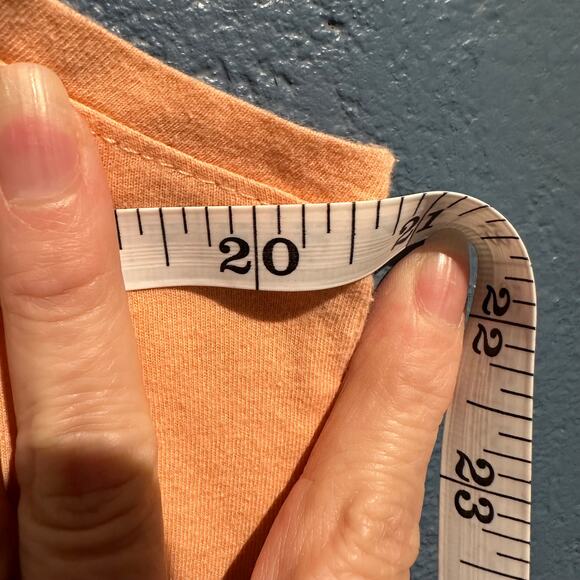 Hurley Crop Tank Peach Large 100% Cotton Natural Fibers Beach Cruise Gym Workout - Picture 5 of 8